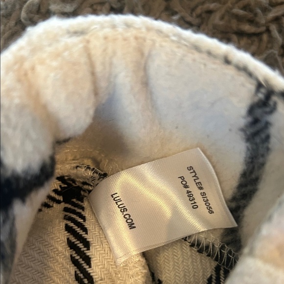 Lulus Spence Plaid White and Black Mini Skirt size Small - Picture 7 of 10